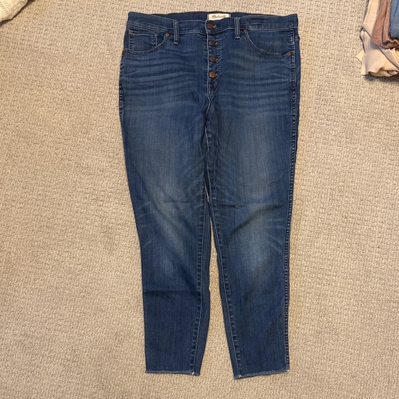 Madewell Denim - Madewell 10” high rise skinny crop
